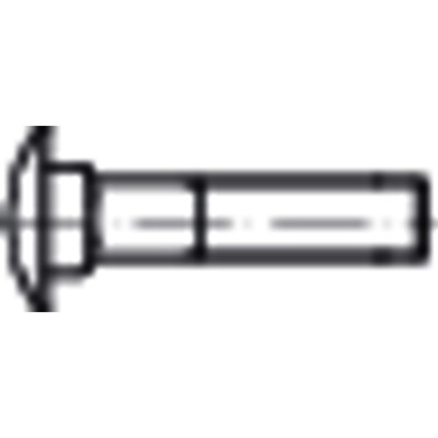 E-NORMpro - Flachrundschraube mit Vierkantansatz DIN 603 Edelstahl A2 M 6x 50