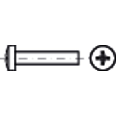 E-NORMpro - Linsenschraube mit Kreuzschlitz DIN 7985-H Stahl 4.8 galZn M 6 x 20 KP