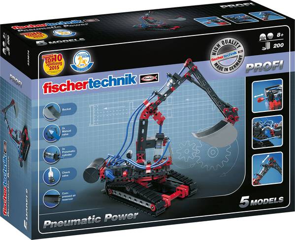 fischertechnik 533874 PROFI Pneumatic Power Experimentier-Box ab 8 Jahre