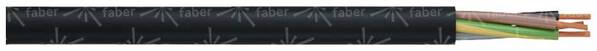 Faber Kabel 030027 Schlauchleitung H05VV-F 4 x 2.5 mm² Weiß Meterware