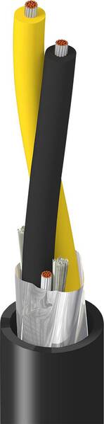 Belden 9182 010U500 Koaxialkabel Außen-Durchmesser: 8.76 mm 150 Ω Schwarz Meterware