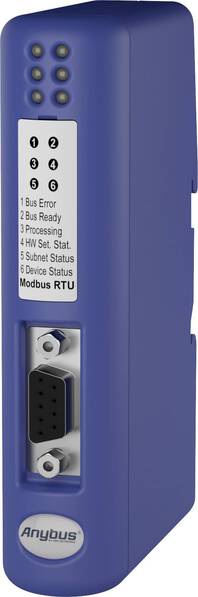Anybus AB7010 Modbus-RTU Seriell Umsetzer RS-232, RS-422, RS-485, Sub-D9 galvanisch getrennt 24 V/DC 1 St.