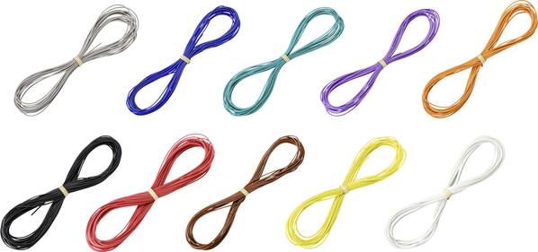 TRU COMPONENTS TC-9475608 Signalleitung 1 x 0.2 mm² Multi-Color 1 Set