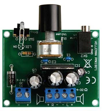 Whadda WSAH190 2x5W-Verstärker für MP3-Player