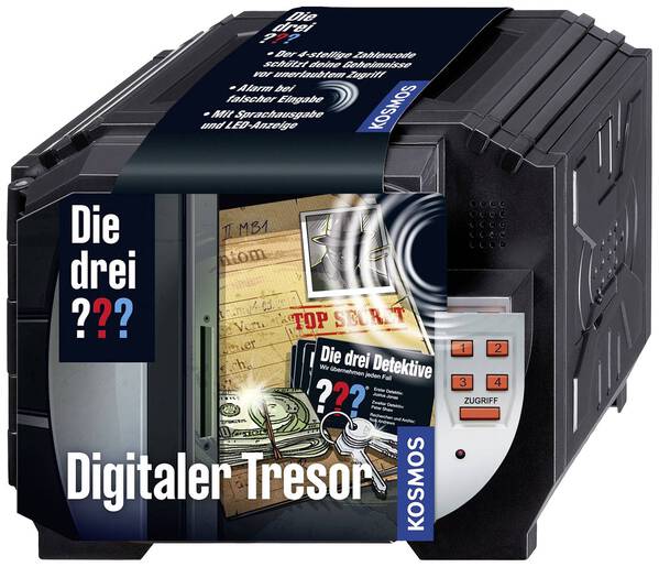 Kosmos 630607 Die drei ??? Digitaler Tresor Die drei ??? Experimentier-Box ab 6 Jahre