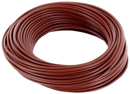 econ connect KD05BR10 Schaltdraht 1 x 0.2 mm² Braun 10 m