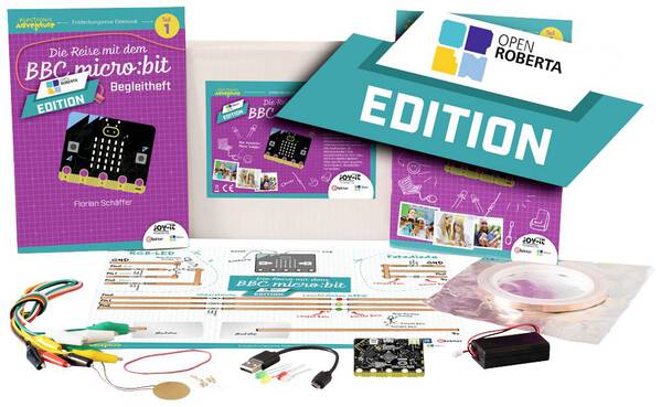 Joy-it Electronic Adventure "Die Reise mit dem micro:bit" V2 (Open Roberta) BBC micro:bit, Basteln, Elektrische Stromkre