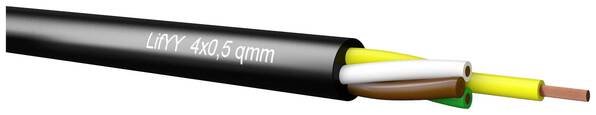 Kabeltronik UL-LifYY 2936 Steuerleitung 2 x 0.08 mm² Schwarz 391200800 100 m