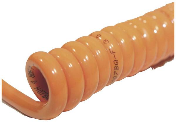 BKL Electronic 1506153 Spiralkabel H07BQ-F 1200 mm / 4800 mm 5 G 4.0 mm² Orange 1 St.