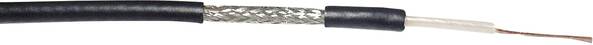 VOKA Kabelwerk 304660-87-100 Koaxialkabel Außen-Durchmesser: 2.67 mm RG174 A/U 50 Ω Schwarz 100 m