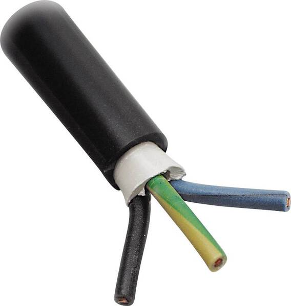 BKL Electronic 071029/50 Erdkabel NYY-J 3 G 1.5 mm² Schwarz 50 m