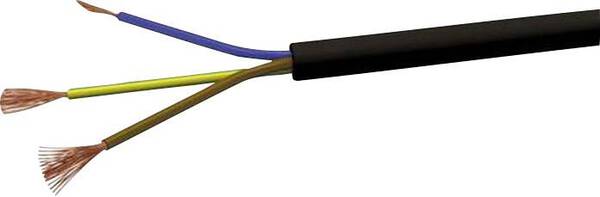 VOKA Kabelwerk H05VVF5X075 Schlauchleitung H05VV-F 5 x 0.75 mm² Schwarz 100 m