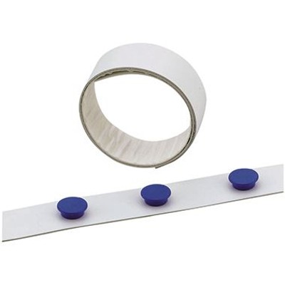 DURABLE - Magnetband 471502 35mm x 5m selbstklebend weiß