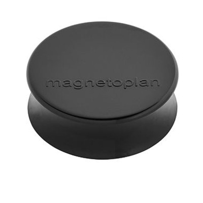 magnetoplan - Magnet Ergo Large 1665012 34mm schwarz 10er-Pack
