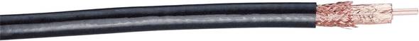 SSB Electronic 60600 Koaxialkabel Außen-Durchmesser: 10.20 mm AIRCOM PREMIUM 50 Ω 75 dB Schwarz Meterware