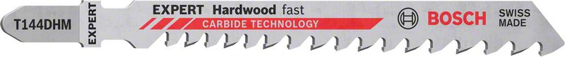 BOSCH EXPERT ‘Hardwood Fast’ T 144 DHM Stichsägeblatt, 3 Stück. Für Stichsägen