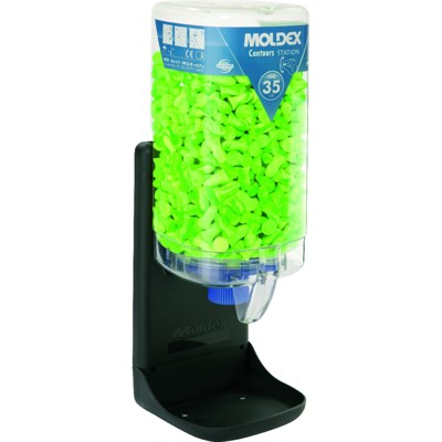 MOLDEX® - Spender gefüllt Contours® MoldexStation 7450, grün, 35dB