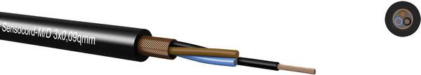 Kabeltronik 248300909-1 Sensorleitung Sensocord® 3 x 0.09 mm² Schwarz Meterware