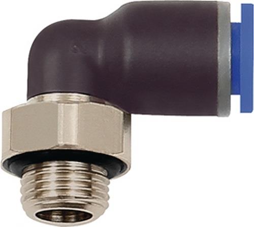 RIEGLER L-Steckverschraubung Bl.Ser.AG G 1/2 Zoll SW24mm m.O-Ring,drehb.zyl.10mm RIEGLER