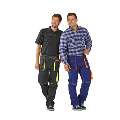 Planam - Bundhose anthrazit/gelb, Größe 98
