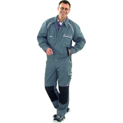 Planam - Bundjacke 2113 grau/schwarz, Größe 28