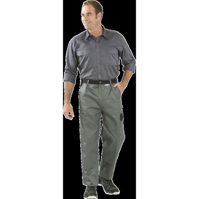 Planam - Bundhose 1214 grau/schwarz, Größe 28