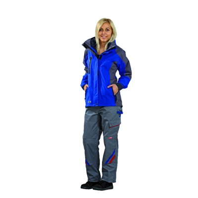 Planam - Damen Jacke 3635 blau/grau, Größe 3XL