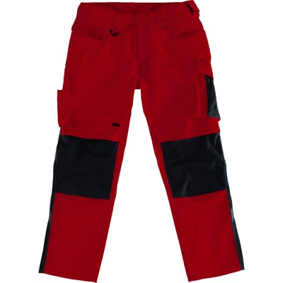 MASCOT® - Berufshose Mannheim 12679-442, rot/schwarz, Größe C48, 90