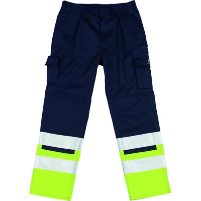 MASCOT® - Arbeitshose Patos 12379-430, marineblau/gelb, Größe C48, 82