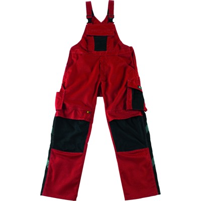 MASCOT® - Berufslatzhose Augsburg 12169-442, rot/schwarz, Größe C44, 82