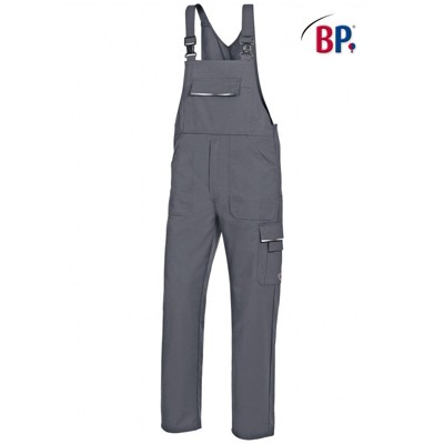 BP® - Latzhose 1604 559 dunkelgrau, Größe 46l