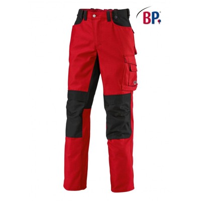 BP® - Arbeitshose 1789 555 rot/schwarz, Größe 48s
