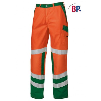 BP® - Warnschutzhose 2010 845 warnorange/grün, Größe 54s