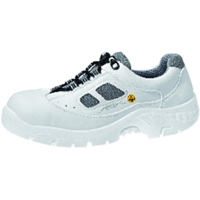 ABEBA® - Sicherheitshalbschuh anatom 2626, S1 SRC ESD HACCP, weiß, Größe 42