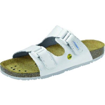 ABEBA® - Berufssandale Nature 4080, OB FO SRC ESD, weiß, Größe 45