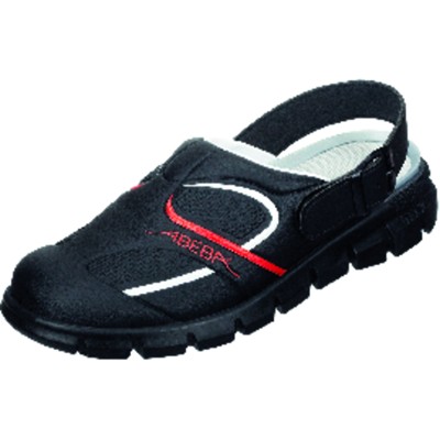 ABEBA® - Berufsclog Dynamic 7332, OB FO SRC, schwarz/rot, Größe 44