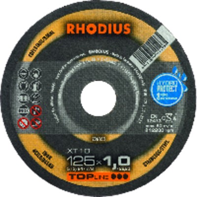 RHODIUS - Trennscheibe XT 10 125x1,0mm gerade