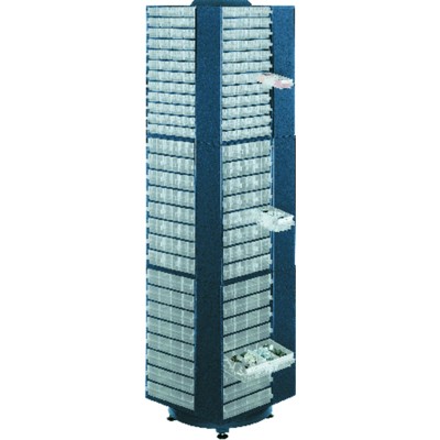 raaco - Drehständer leer 1760mm hoch blau