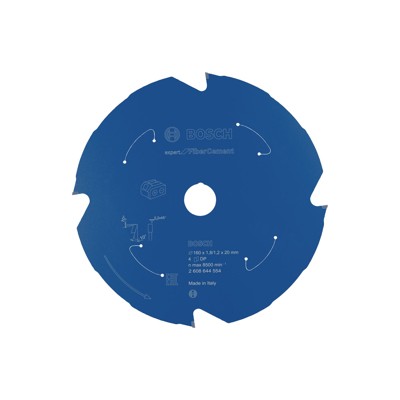 Bosch - Kreissägeblatt Expert for Fibre Cement ø160x1.8/1.2x20mm Z4 (2608644554)