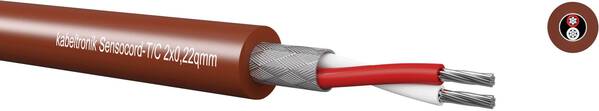Kabeltronik 244C22200-1 Sensorleitung Sensocord® 2 x 0.22 mm² Rot, Braun Meterware