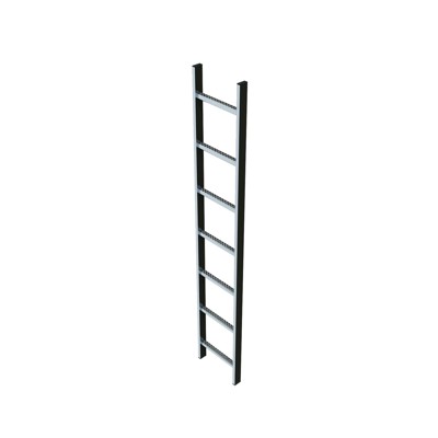 ZARGES - Schachtleiter Edelstahl V4A 10Sp, B innen 300 außen 340mm, L 2.800mm