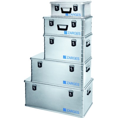 ZARGES - Alubox Midi-Box L800xB400xH330mm, innen L750xB350xH310mm, 81 Liter