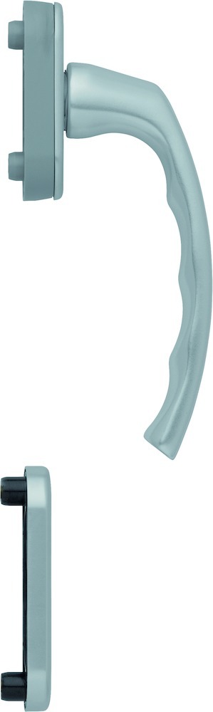 HOPPE® Fenstertürgriffgarnitur Liège 0540/U26/49PNS, Aluminium, 11738996
