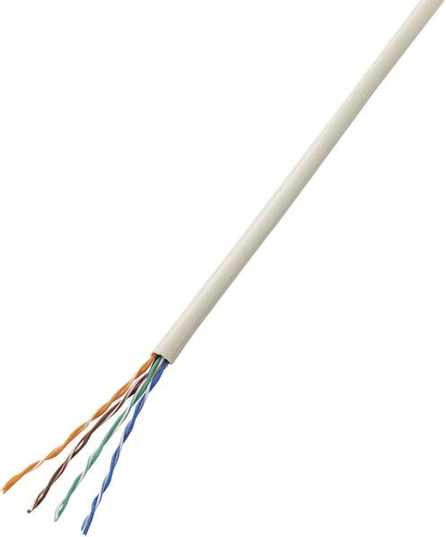 TRU COMPONENTS TC-7572796 Telefonkabel J-Y(ST)Y 4 x 0.80 mm Grau 25 m