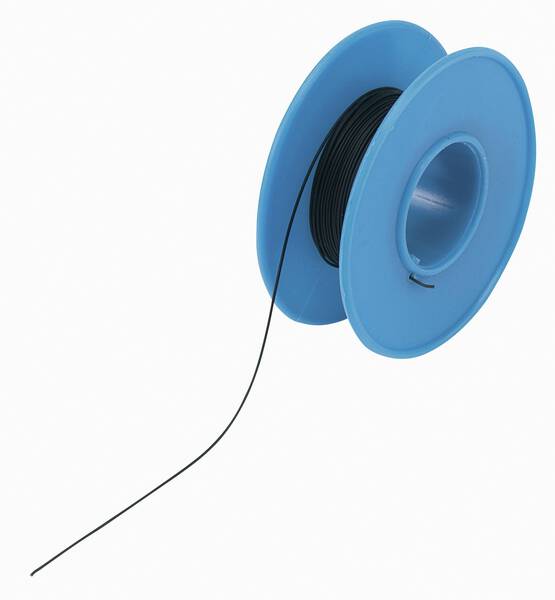 TRU COMPONENTS 1570181 Wickeldraht Wire Wrap 1 x 0.01 mm² Schwarz 15 m