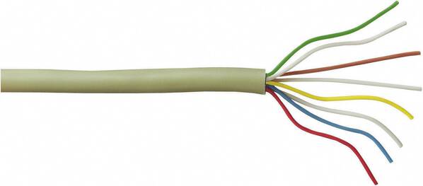 BKL Electronic 1507000/50 Telefonkabel J-Y(ST)Y 2 x 2 x 0.6 mm Grau 50 m