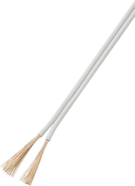 TRU COMPONENTS 93030c524 Litze 2 x 0.50 mm² Weiß 25 m