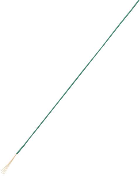 TRU COMPONENTS 1572460 Litze LiFY 1 x 0.25 mm² Grün 10 m
