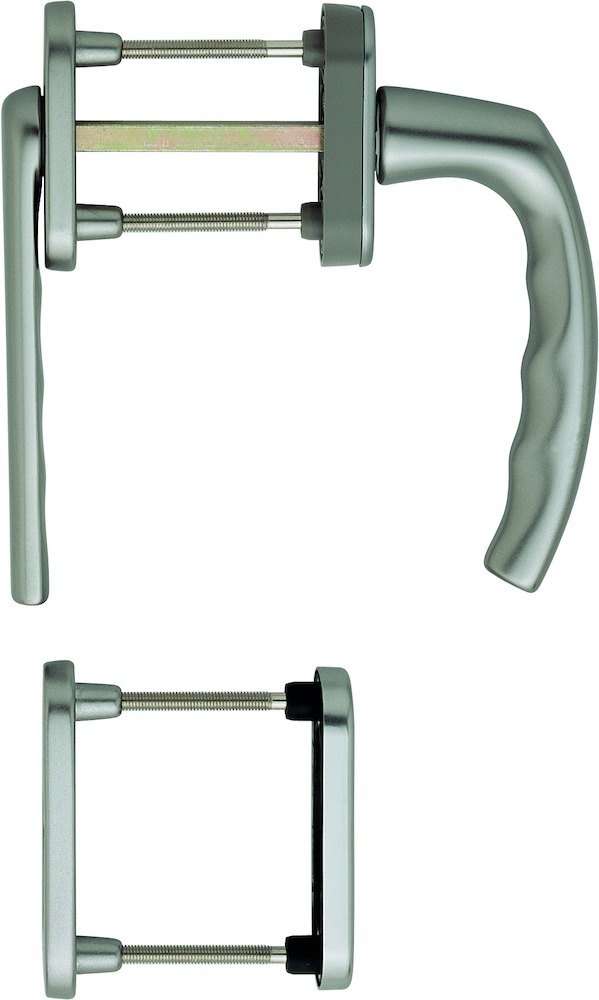 HOPPE® Fenstertürgriffgarnitur Atlanta 0990KH/66N/U26, Aluminium, 2309491