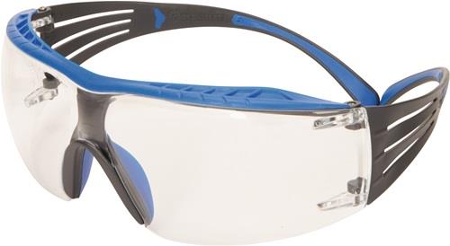 3M Schutzbrille SecureFit™ 400X EN 166 Bügel blau/grau,Scheibe klar PC 3M